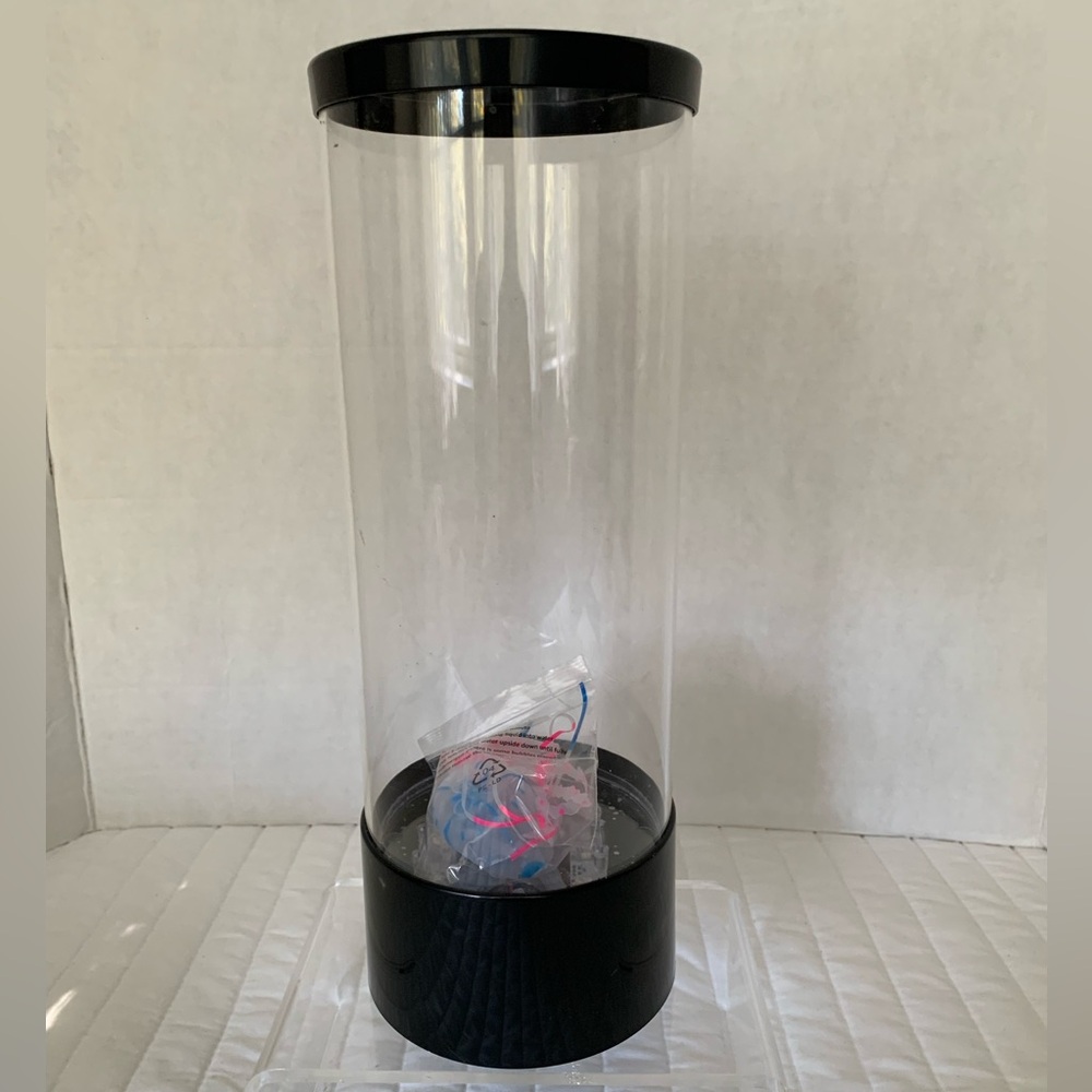 Jellyfish Aquarium Mood Lamp Color Changing Light Hard Plastic Tube Boys Girls